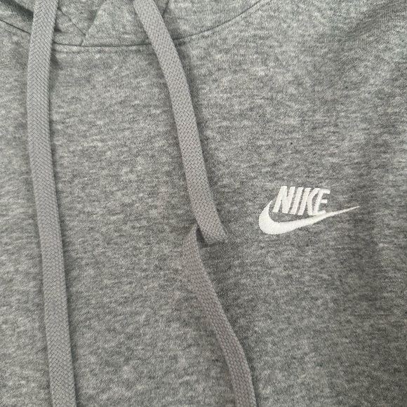 Nike Men's Heather Gray Hoodie - Picture 3 of 4